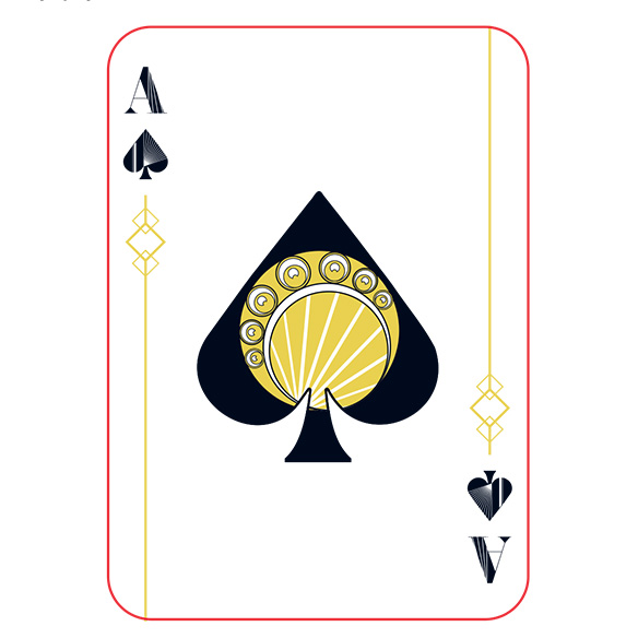 Great Gatsby playing cards